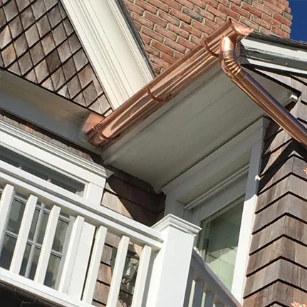copper gutter installation Seaford ny